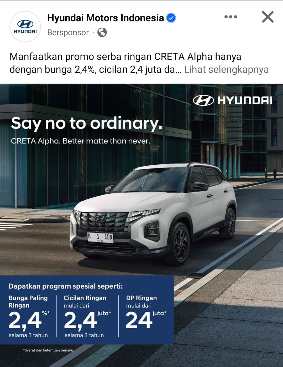 Promo Hyundai Creta